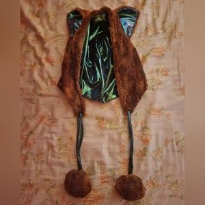 Like new minky festival hood